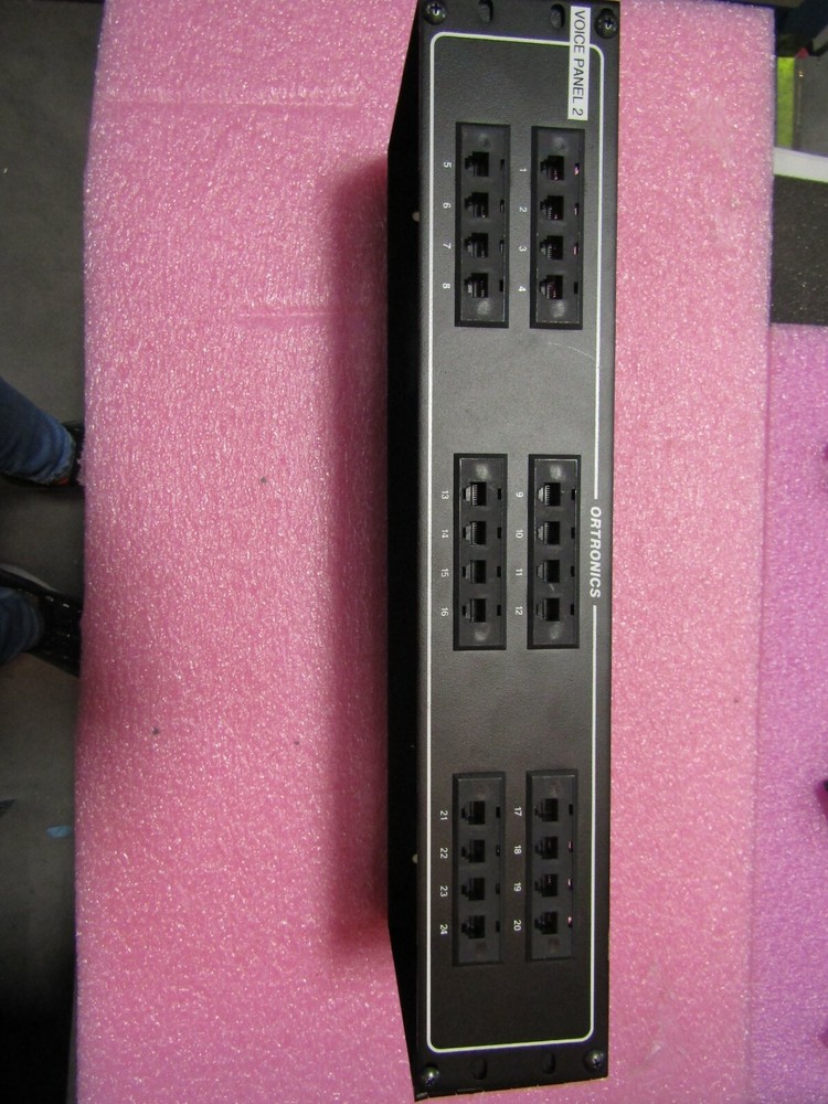 OR-809004903 ORTRONICS Patch Panel. 24-port voice/data panel w/ AT55HM-3