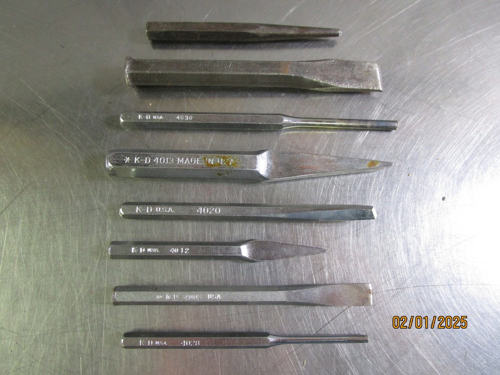 KD Tools 9pc Punch & Chisel Set