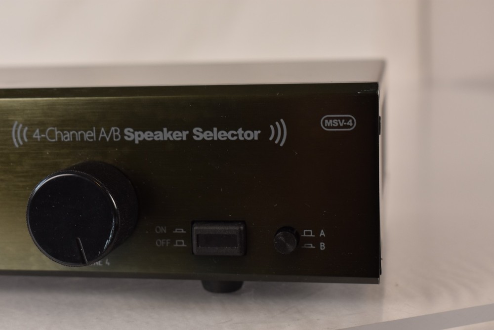 Monoprice Dual Source 4-Channel A/B Speaker Selector w/ Volume Control