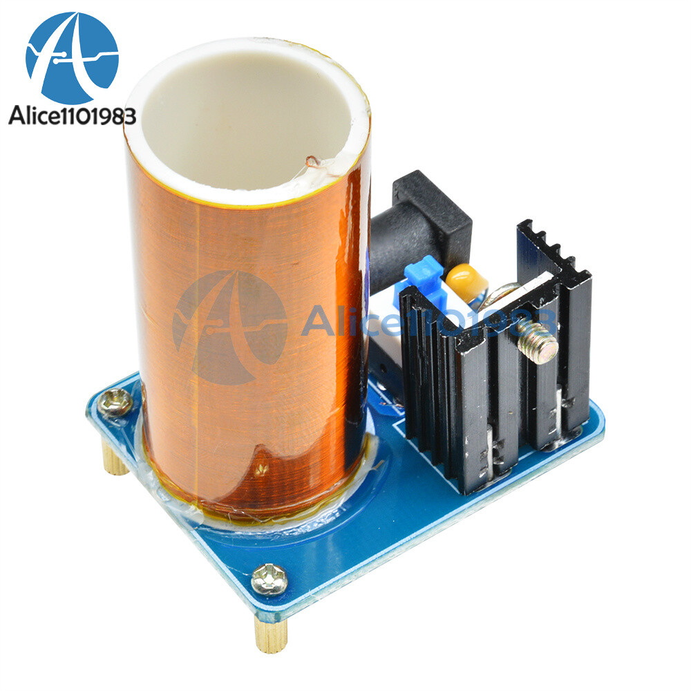 BD243 Mini Tesla Coil Module 9-12V Electronics Wireless Transmission Assembled
