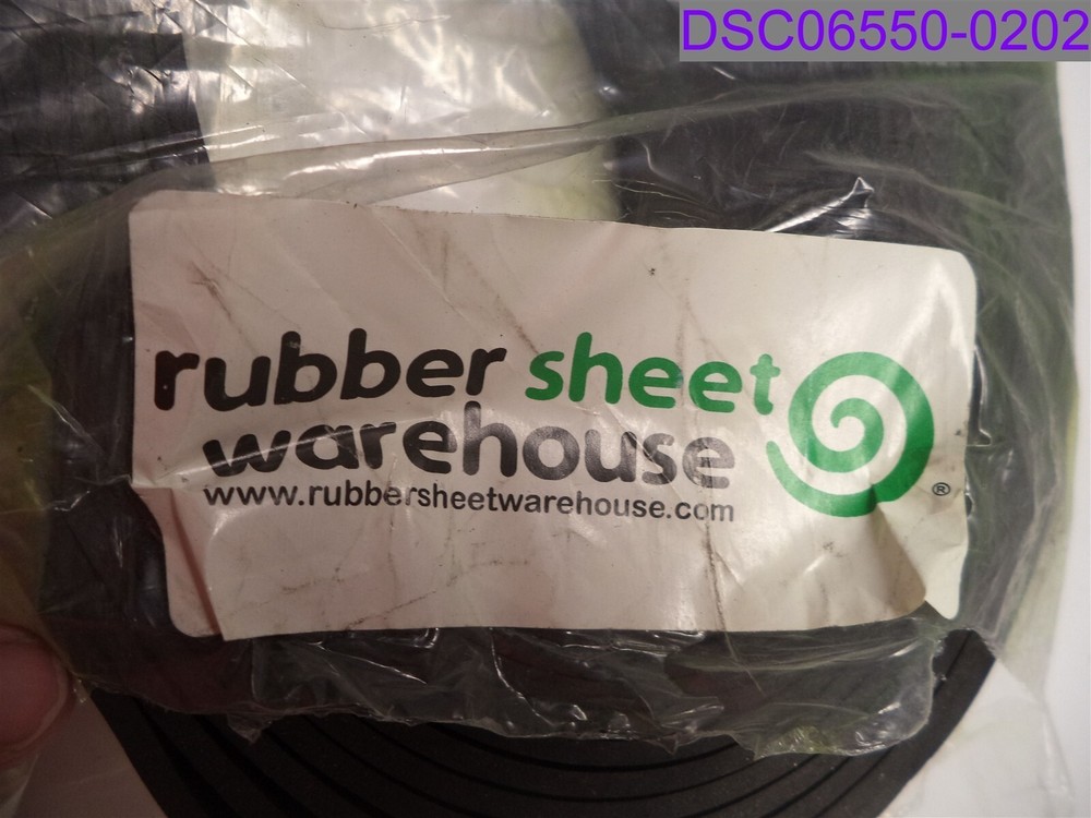 Rubber Sheet Warehouse 3" Wide x 10' Long