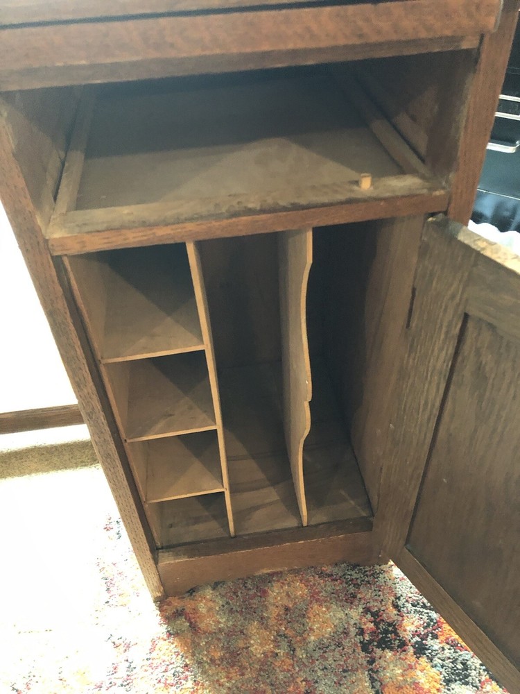 Antique Tiger Oak Desk