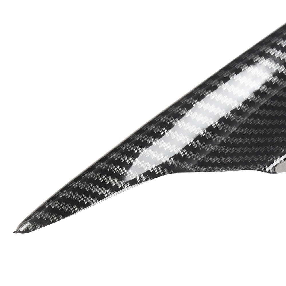 4Pcs Universal Bumper Spoiler Protective Carbon Fiber Style Front Lip Split QTYC
