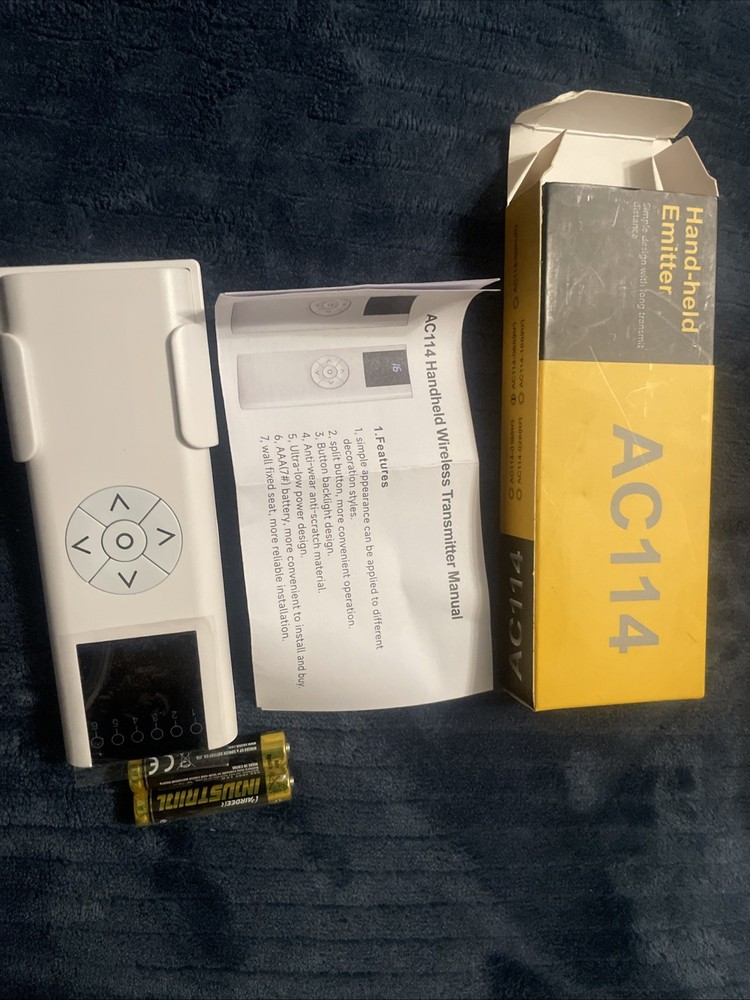 Ac 114 -06B Handheld Wireless Transmitter Remote Control Handheld Emitter New