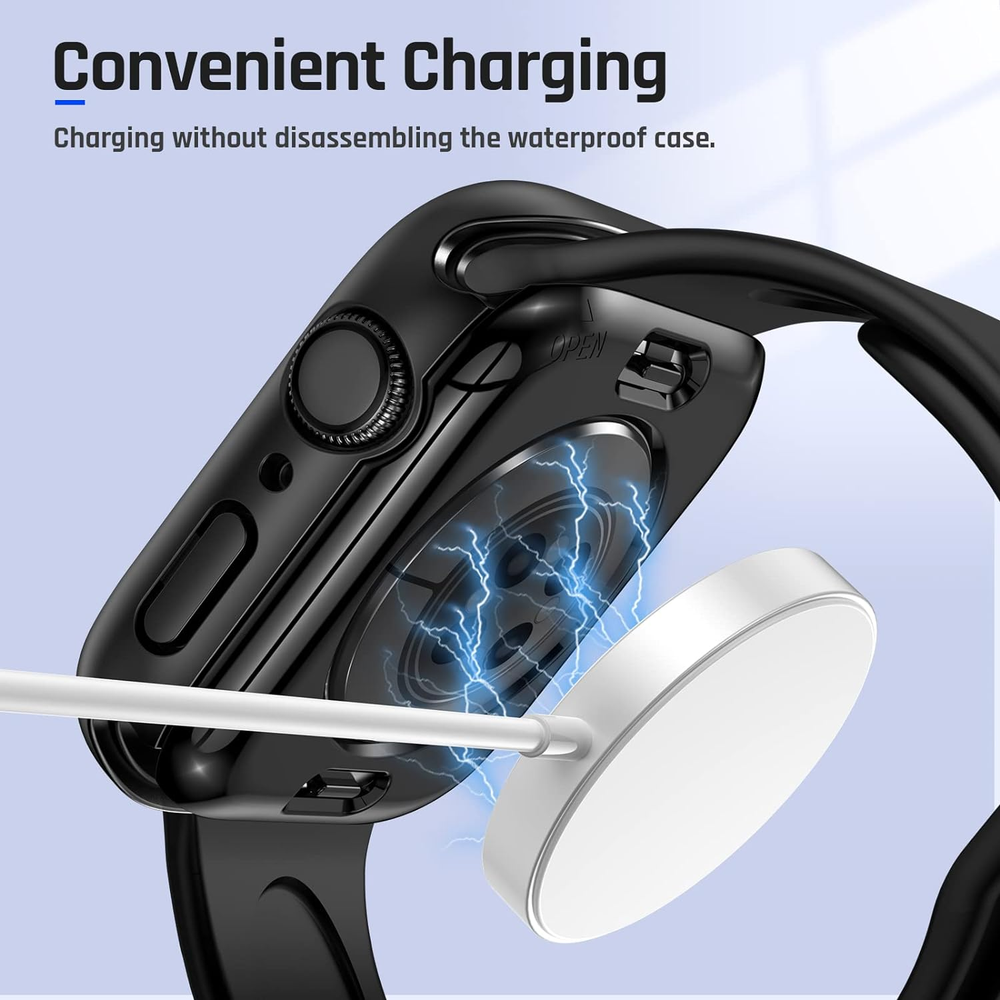 Goton Waterproof Case for Apple Watch 40mm - Clear