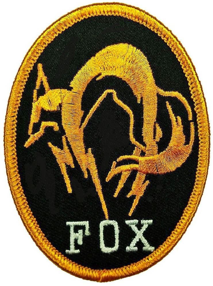 Metal Gear Solid Fox Hound PS4 Special Forces Patch | 2PC HOOK BACKING 3.5"x2.5"