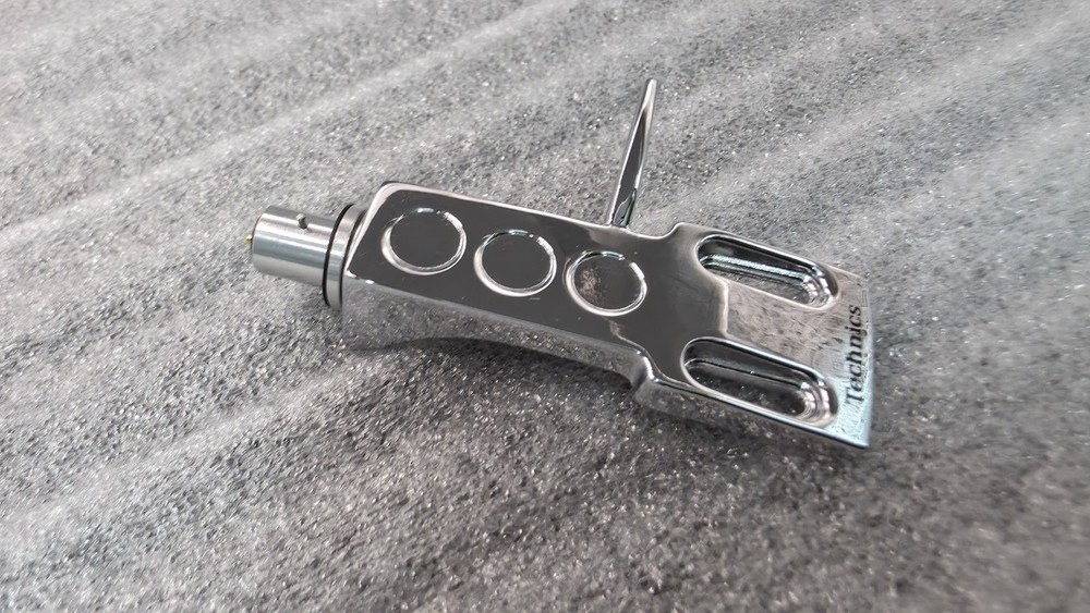 Original Technics Headshell. Extremely Rare. Chrome Plated. "Beautiful"