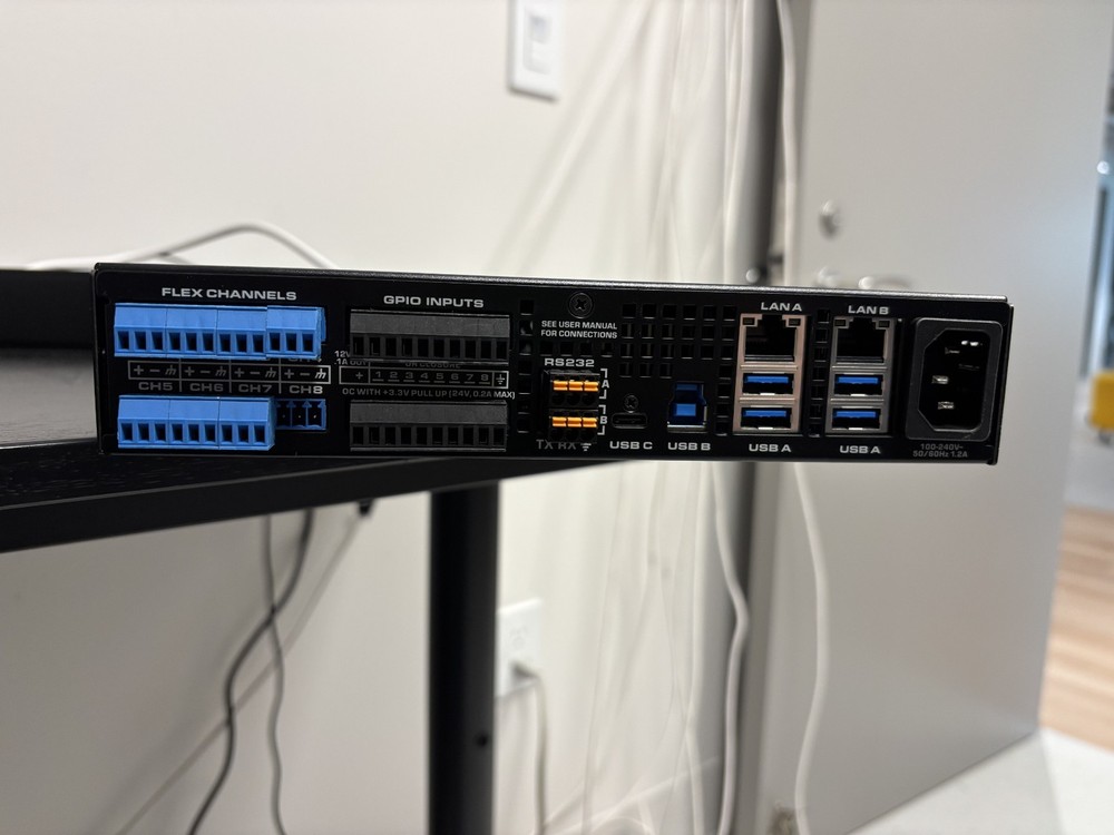 QSC Q-SYS Core 8 Flex Audio DSP Processor Enterprise AV Controller