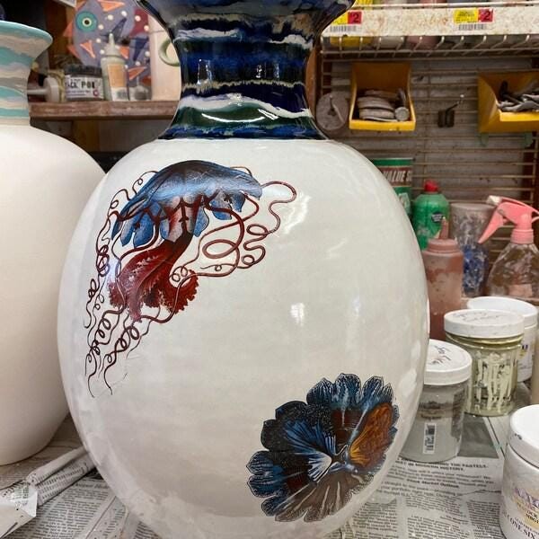 Boho Abstract Art - Ceramic Decals- Enamel Decal - Glass Decal- 12574