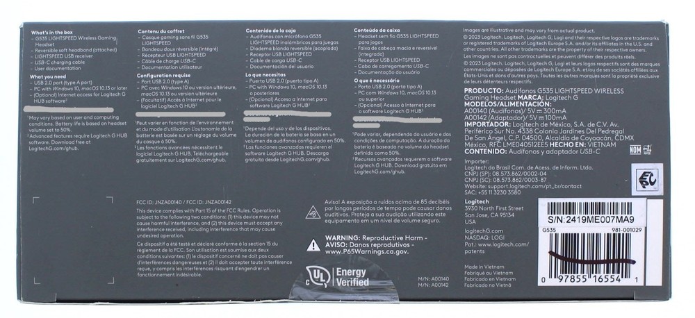 Logitech G535 Wireless Gaming Headset