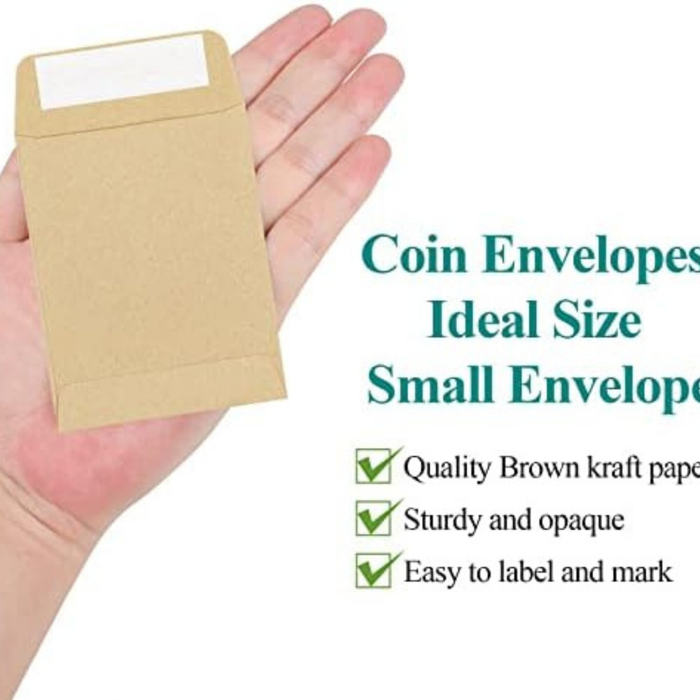180pcs Small Seed Saving Envelopes Bulk 2.35 X 3.5 Empty Paper Packets for Coins