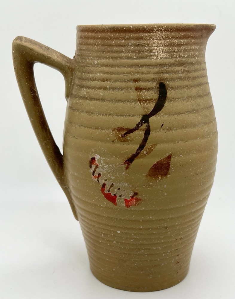 English Made Stone Pottery Pitcher 7” Age Unknown