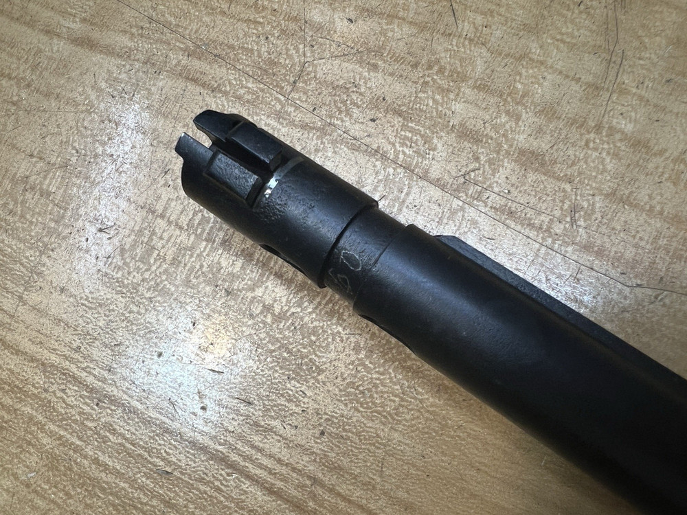 Mauser rifle bolt body with straight handle BLACK