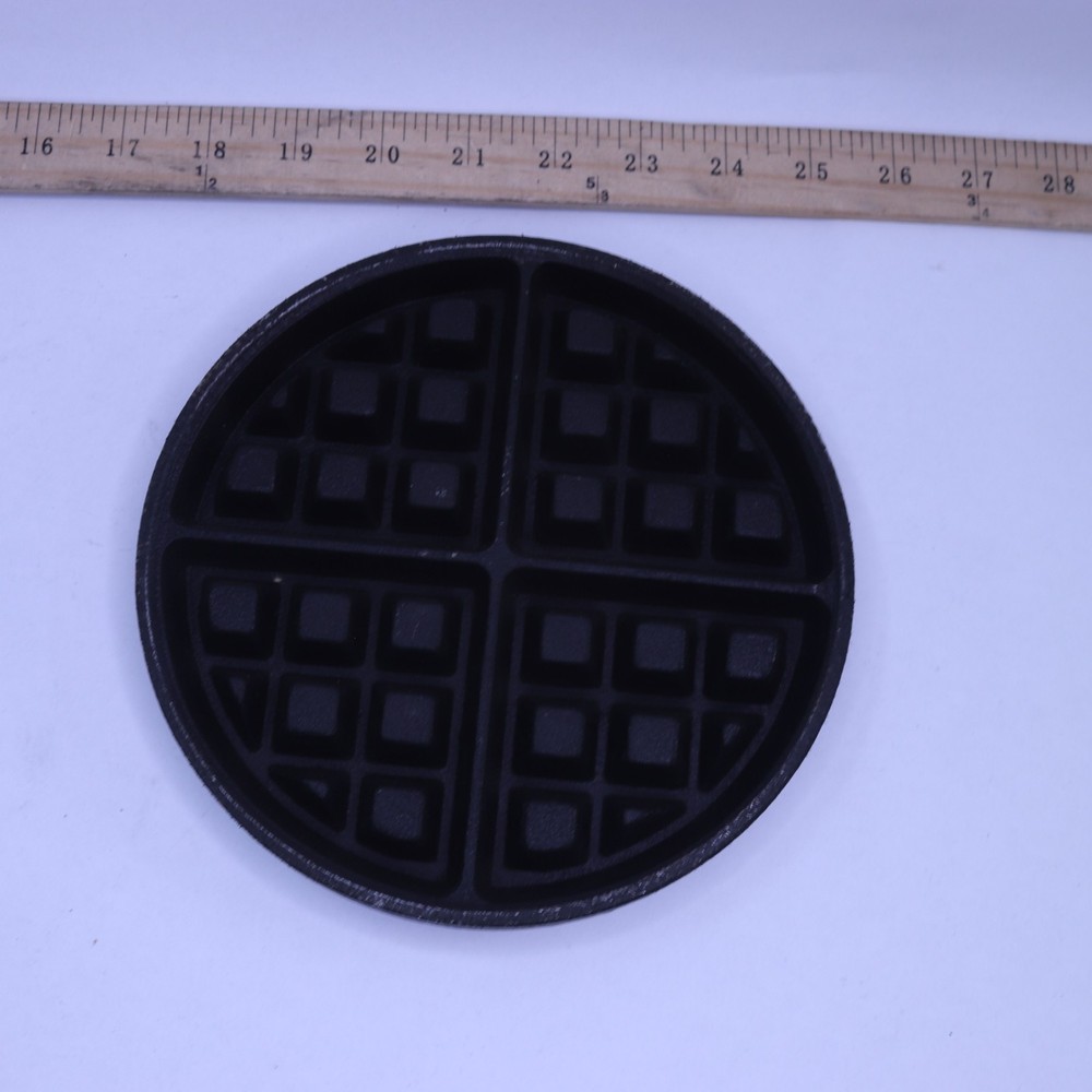 Waffle Insert Black 7-1/2"