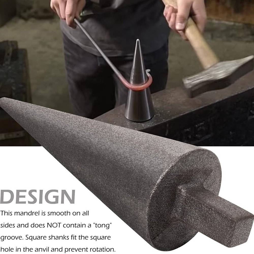 Blacksmith Anvil Mandrel Metal Forming Cone 1" Hardy Tool