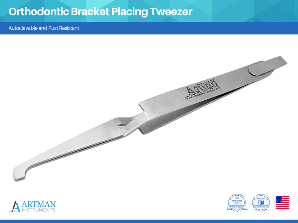 Orthodontic Bracket Placing Tweezer ARTMAN