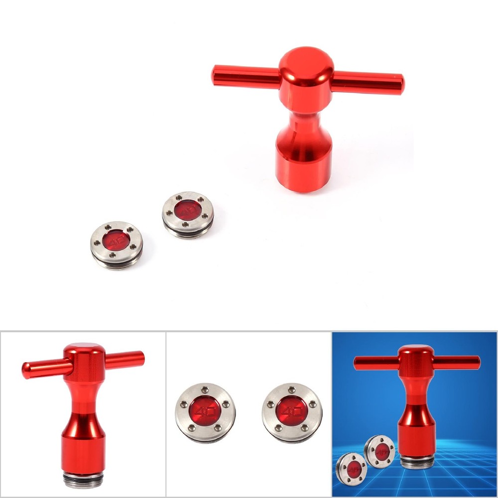 2pcs Red Golf Putter Weights Golf Wrench Spanner Tool Set For Scotty Cameron_CA