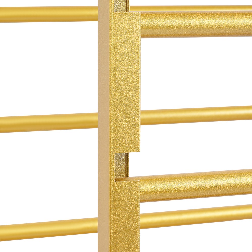 16-Tier Organizer Rack Storage Shelf Ribbon Display Rack W/ 4 Wheels 67*33*150cm