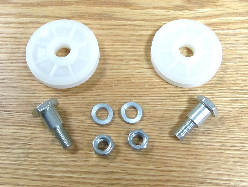 1955 1956 1957 1958 CHEVY BRAKE CABLE ROLLERS & PIVOT STUDS
