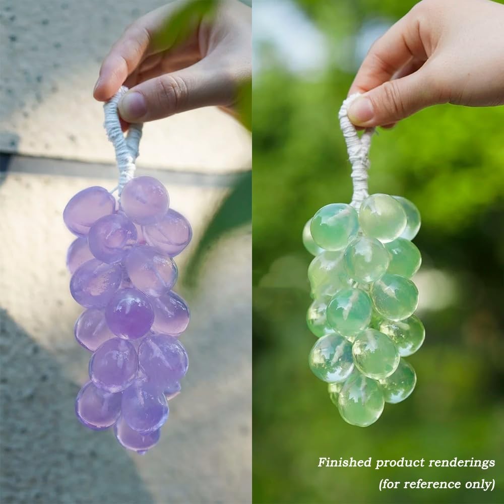 DIY Grape Soap Making Kit for Beginners, Complete Handmade Craft Set with Mol...