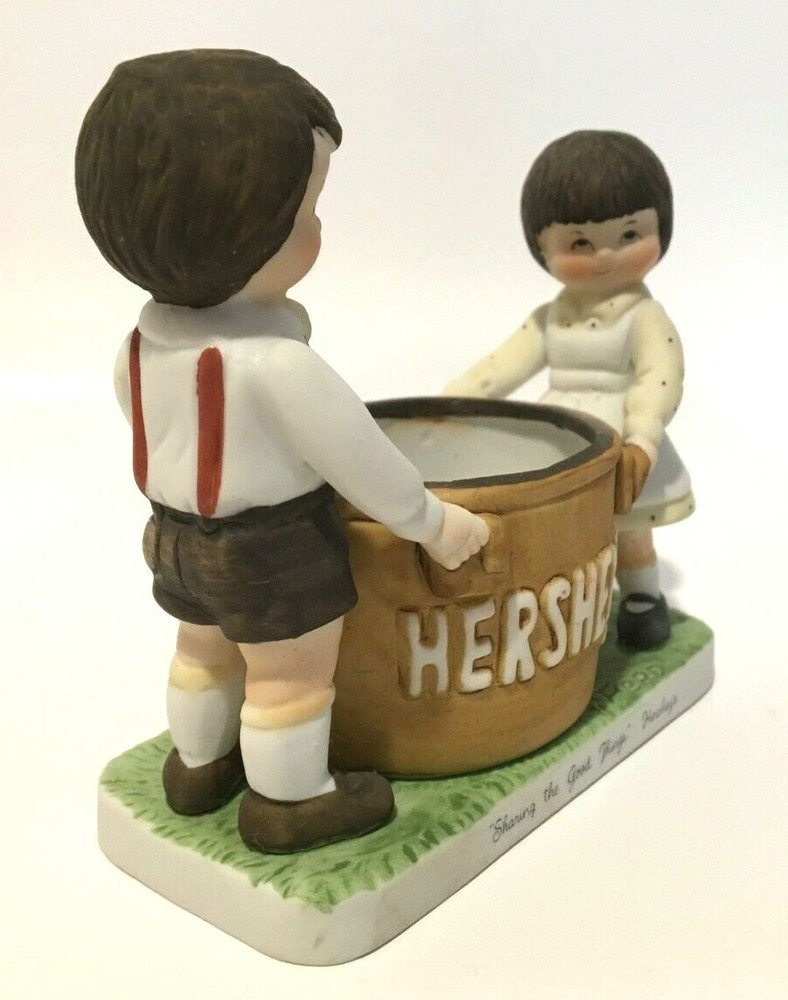 Hershey's Figurine "Sharing the Good Things" by J.H. Schuler Co