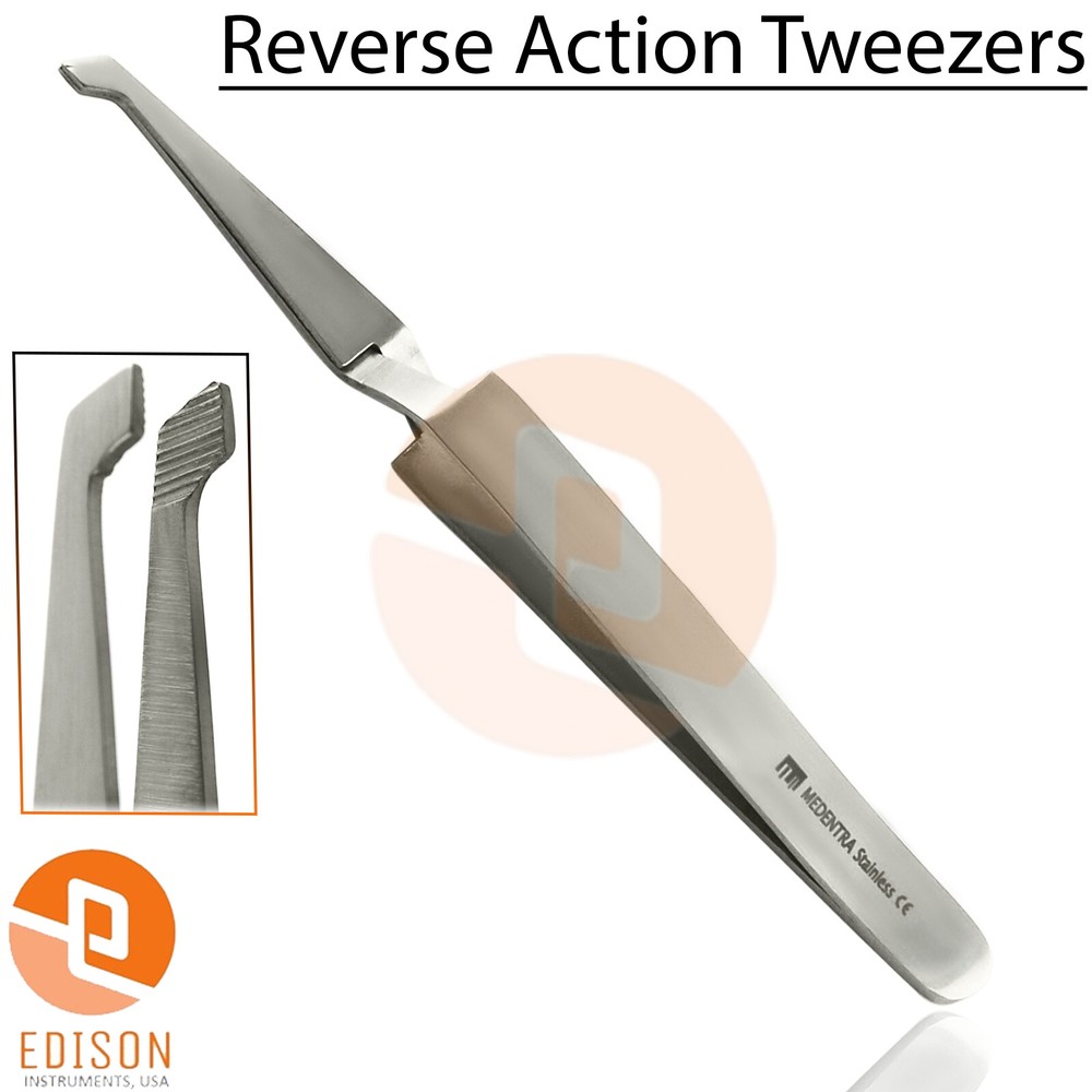 5Pcs Dental Orthodontic Instruments Mathieu Forceps Reverse Action Tweezers