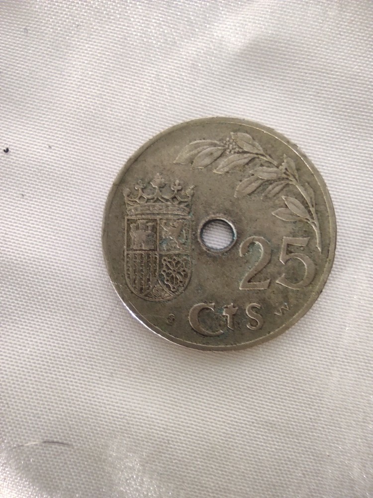 Spain España 25 Centimos 1937