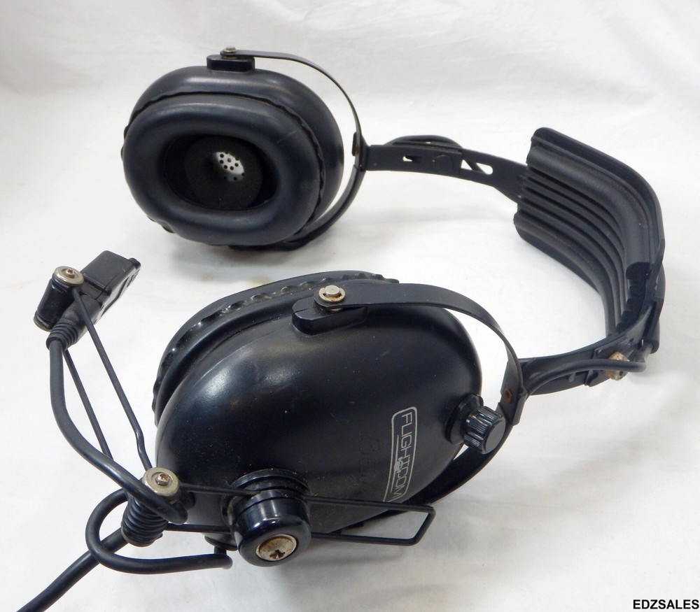 2 Flightcom Aviation Flight Pilot Communication Headsets