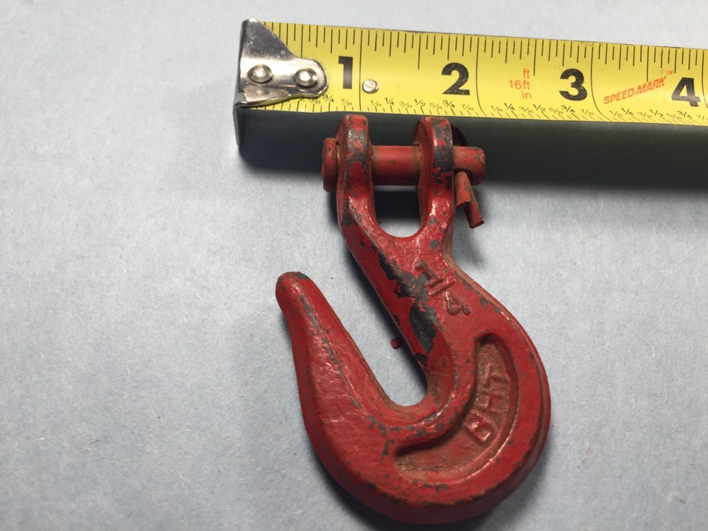 1/4" BHT Clevis Grab Chain Hook "D"