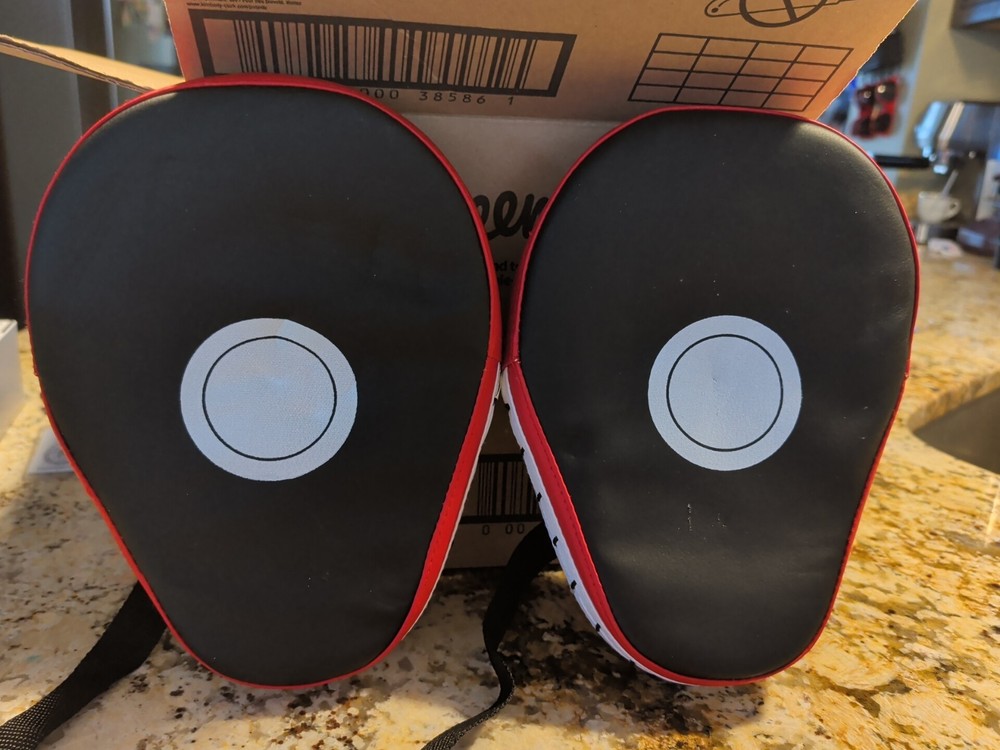 boxing mitts training Red Black White