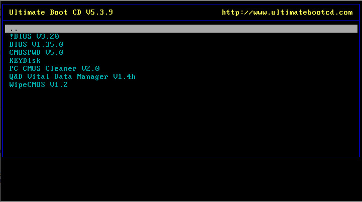 Ultimate Boot CD (UBCD) Latest Version - PC Diagnostic & Repair Tools - 32/64BIT