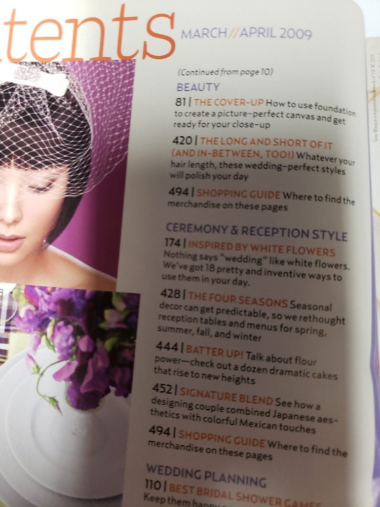 Brides March/April 2009 Magazine