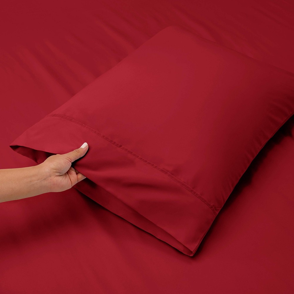 Hearth Harbor Luxury Soft 4 Piece Bed Sheet Set Extra Deep Pocket Fitted