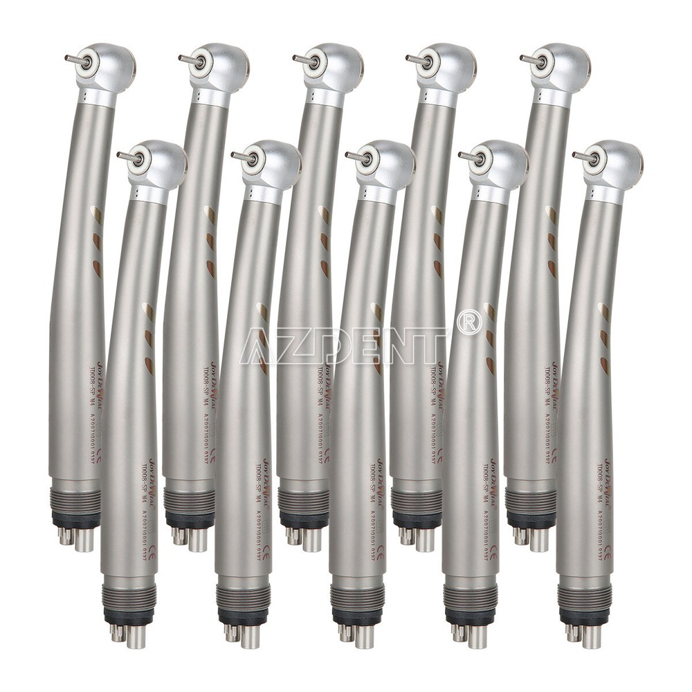 Dental E-generator Shadowless Ring LED High Speed Ceramic Handpiece 4/2 Holes