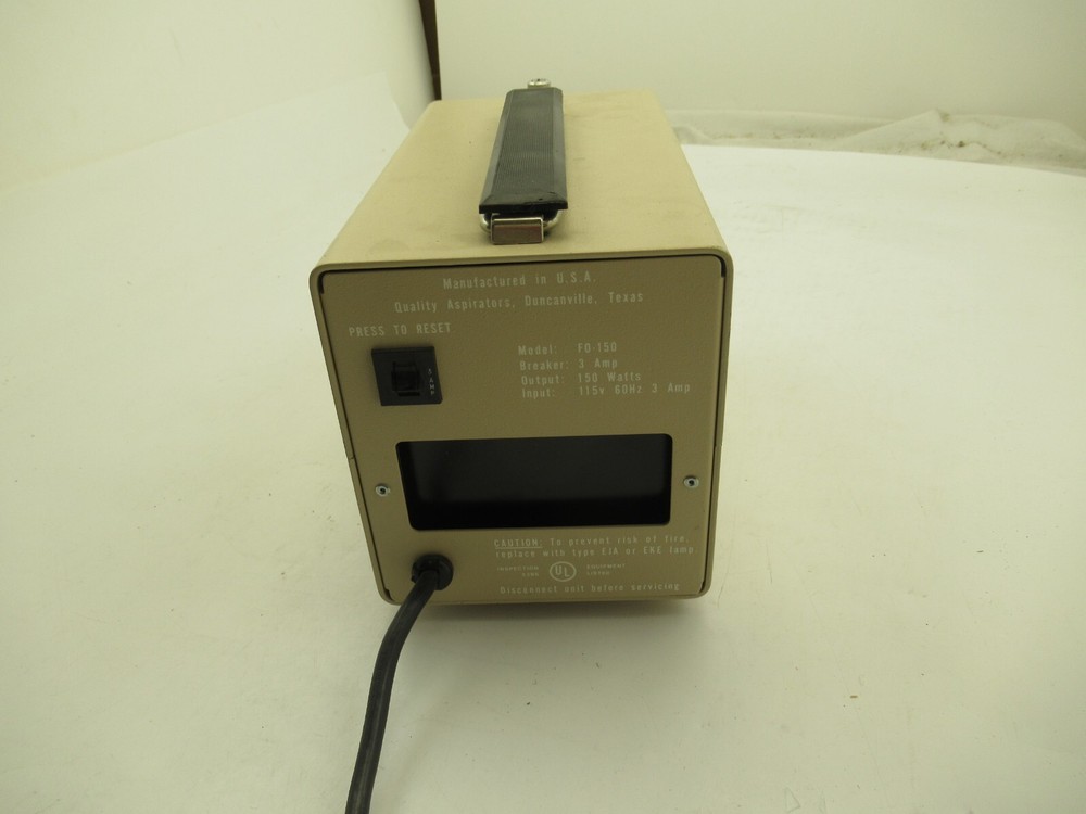 Dentistry Illuminator Light Source Quality Aspirators FO-150