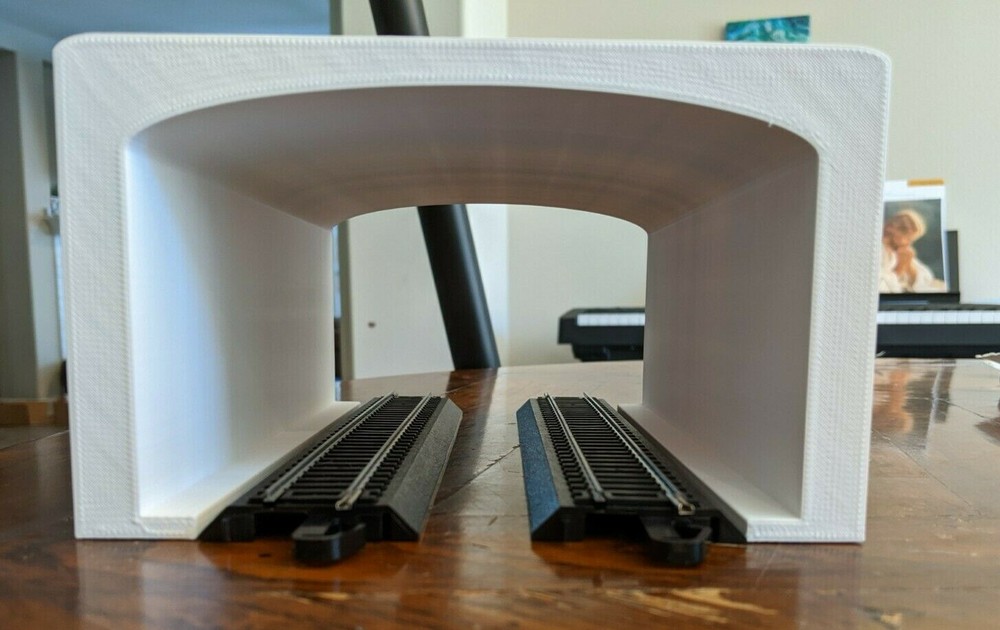 Double-wide Tunnel for HO Scale Train