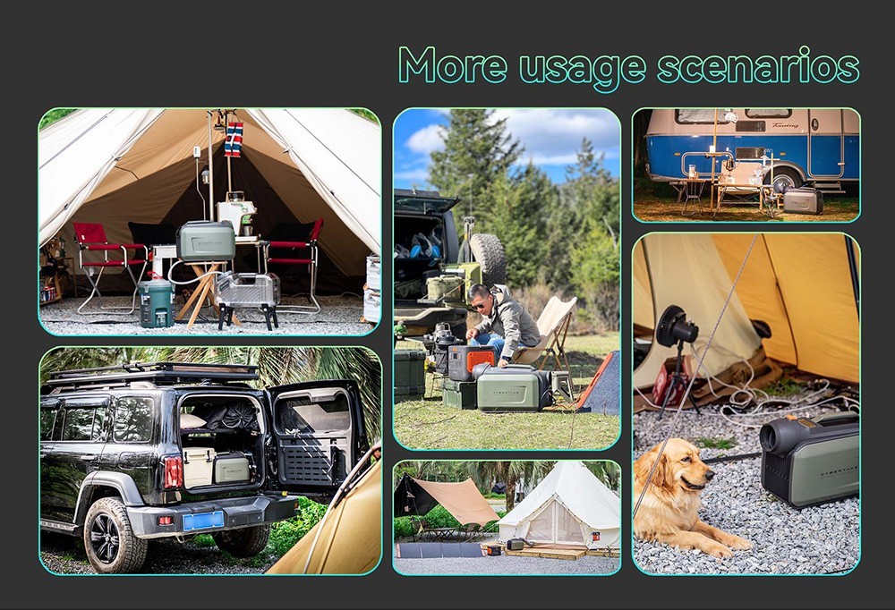 CYBERTAKE S1 Pro Portable Air Conditioner with Panasonic Compressor for Camping