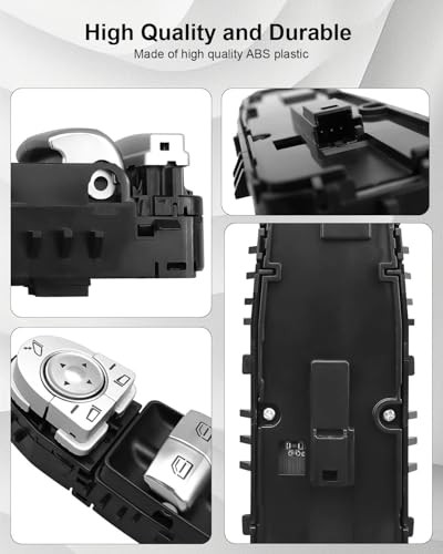 Master Power Window Switch Front Left Driver Side Replace 2059056811, Electric