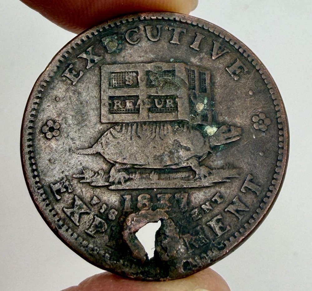 1837 Executive Experiment Hard Time Token - 96609