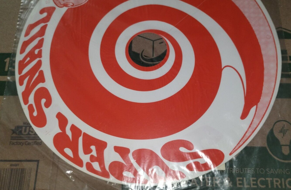 VINTAGE PAIR PINWHEEL WACKY WHEELS BICYCLE INSERTS (2 discs) Super Snail