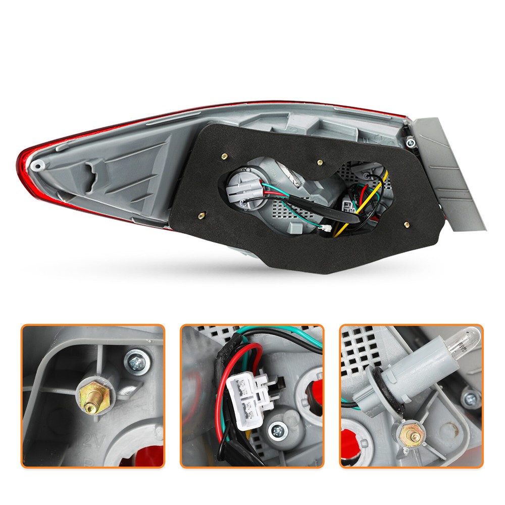 Passenger Right Tail Light For 2011-2014 Hyundai Sonata Outer Mounted Halogen