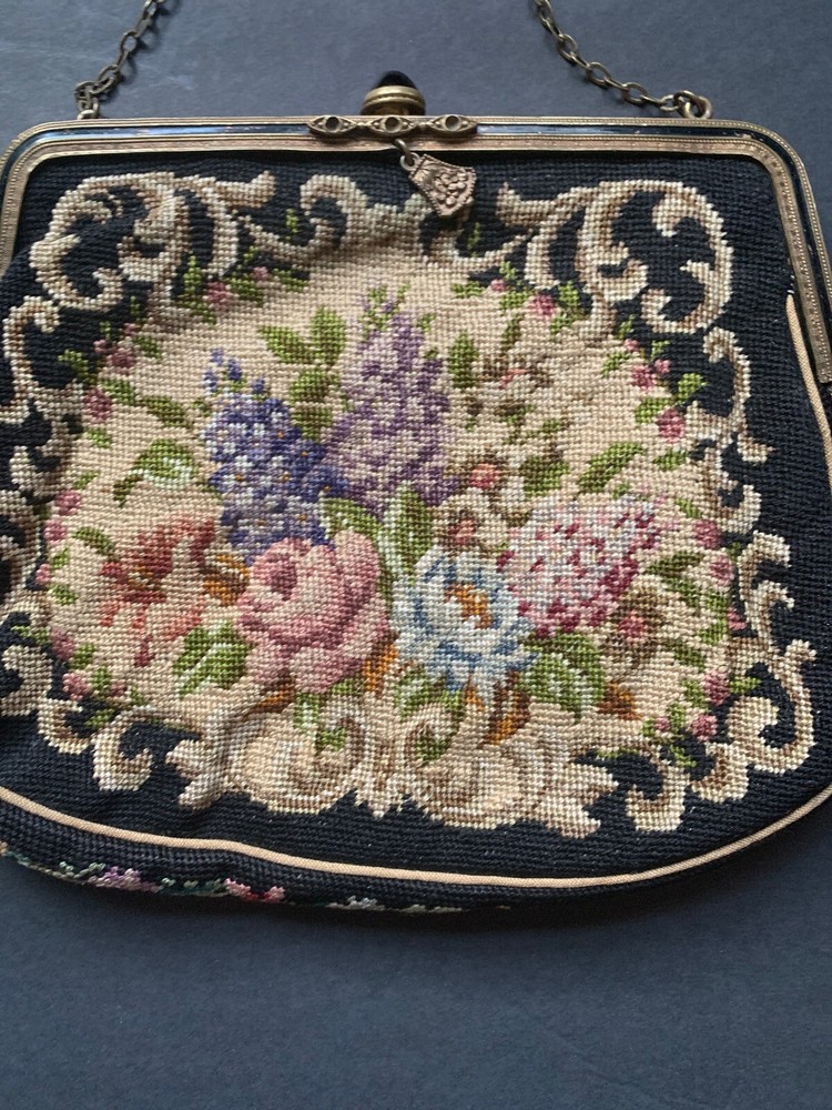 Antique Petit Point Purse