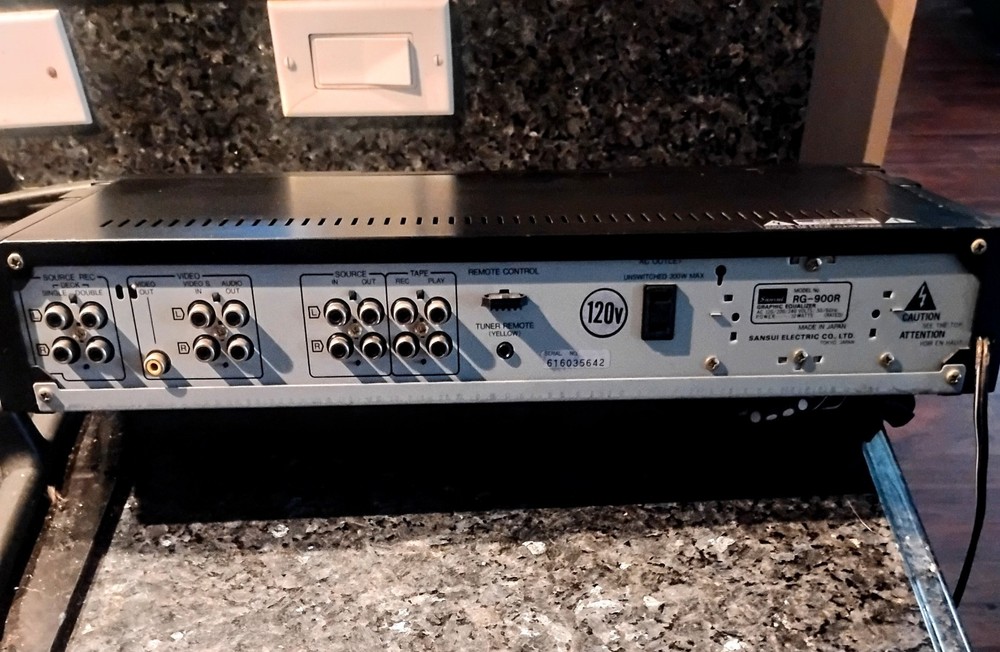 sansui rg-900r spectrum analyzer