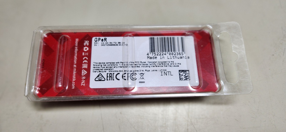 Mikrotik GPeR Gigabit Passive Ethernet Repeater