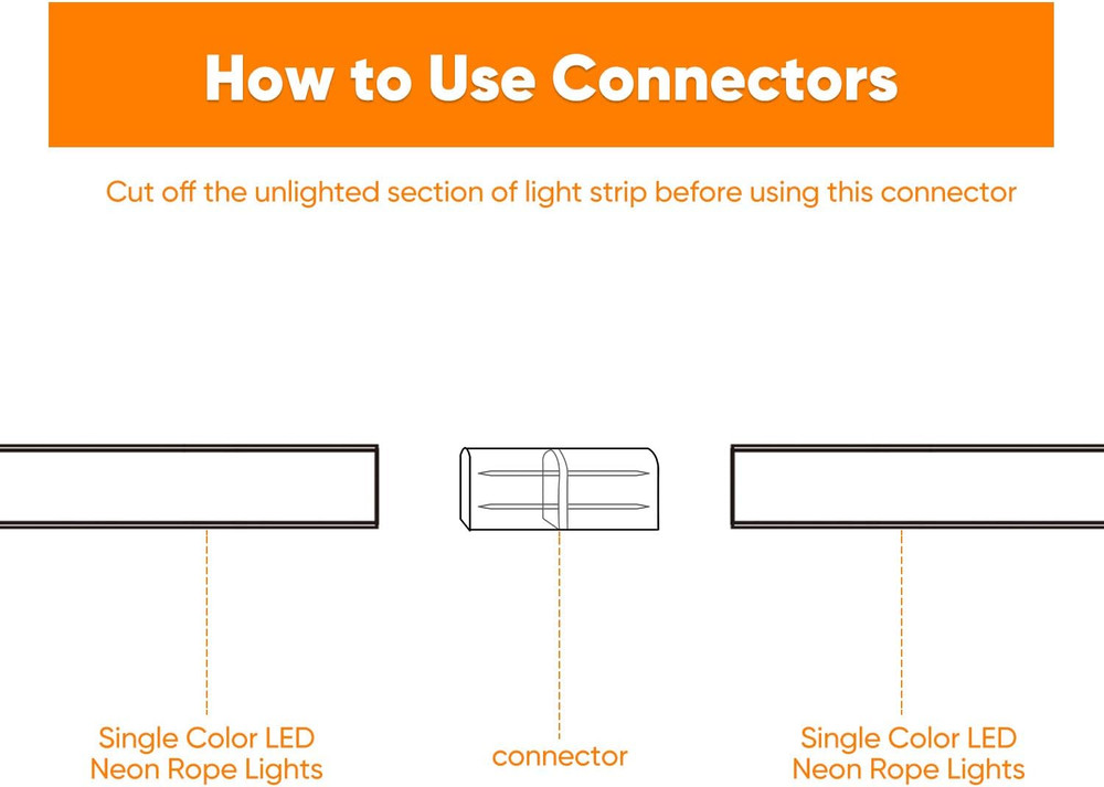 Connector Pack with LUM Neon Rope Lights - Ultimate Lighting Bundle