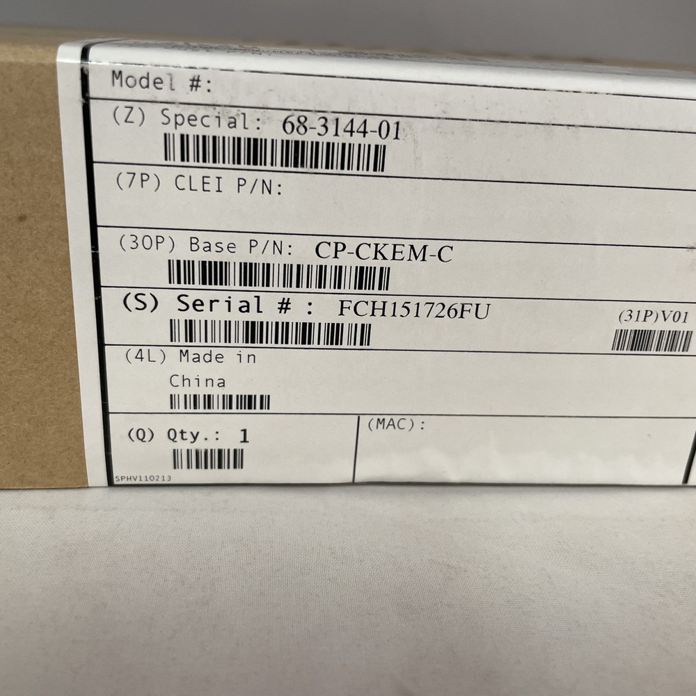 Cisco CP-CKEM-C 1-line IP Phone New