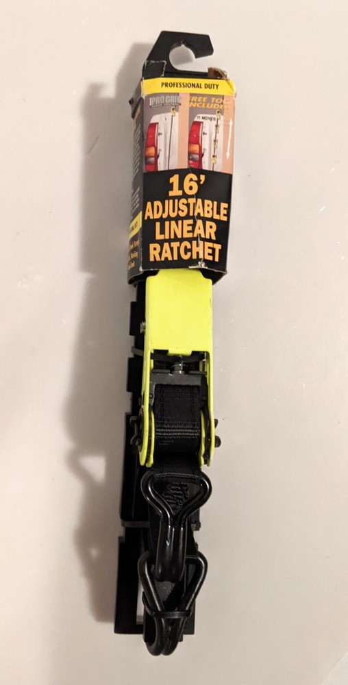 PROGRIP 65560601 16' ADJUSTABLE LINEAR RATCHET "J" HOOKS