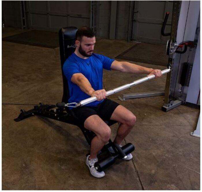 Body-Solid MB100A Aluminum Double Swivel Bar