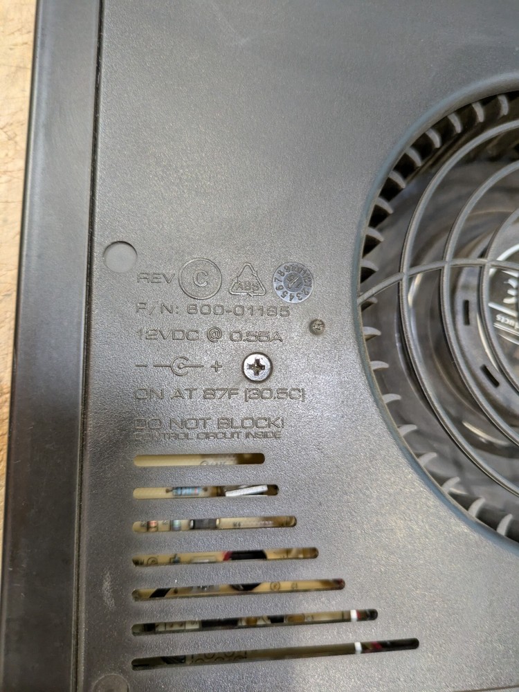 Middle Atlantic Products QBP-2 Blower Panel, no power supply