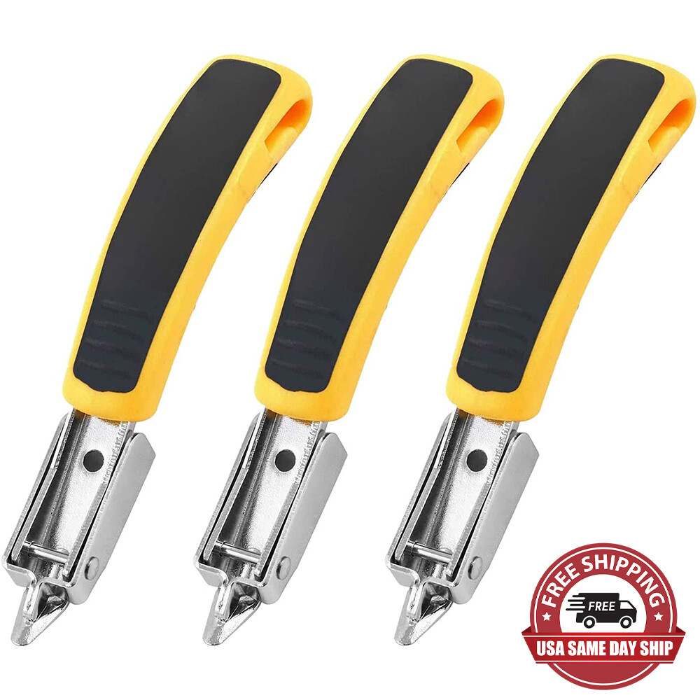 Upholstery Carpet Puller Tool Staple Remover Tack Ofiice Claw Hand Held Stapler